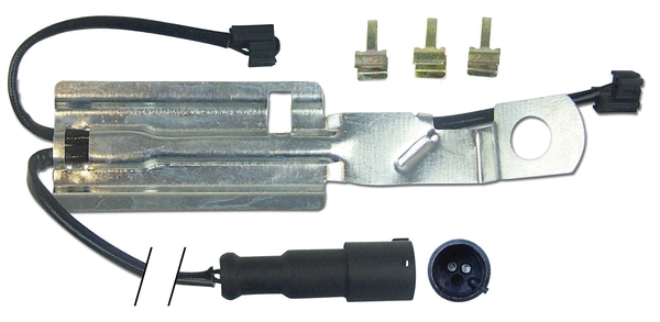 Warning Contact, brake pad wear