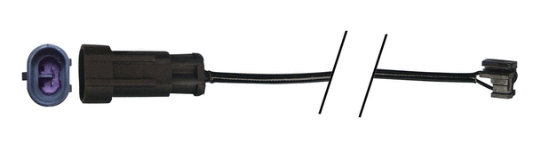 Warning Contact, brake pad wear