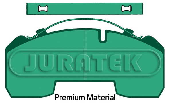 Brake Pad Set, disc brake (JCP2001)