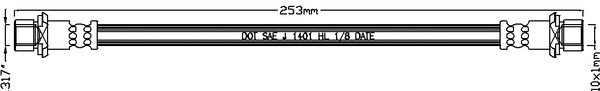 Brake Hose (JBH1148)