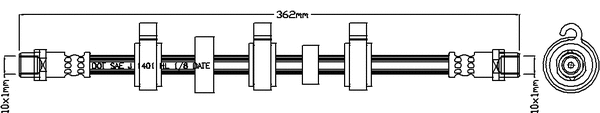 Brake Hose (JBH1236L)