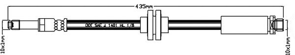 Brake Hose (JBH1127)