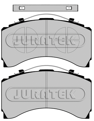 Brake Pad Set, disc brake (JCP1005)