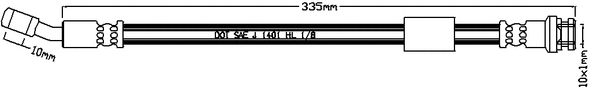 Brake Hose (JBH1327R)
