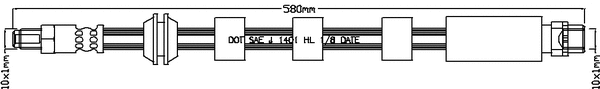 Brake Hose (JBH1169)