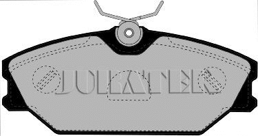 Brake Pad Set, disc brake (JCP1420)