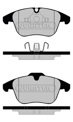 Brake Pad Set, disc brake (JCP8124)