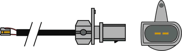 Warning Contact, brake pad wear