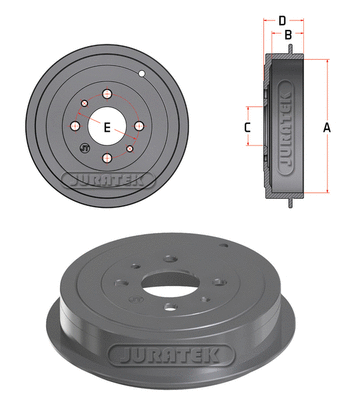 Brake Drum (JDR024)