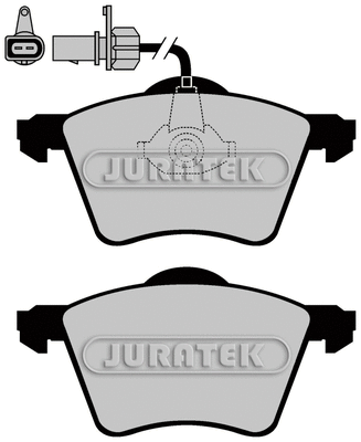 Brake Pad Set, disc brake (JCP1484)