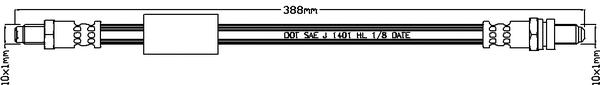 Brake Hose (JBH1334)