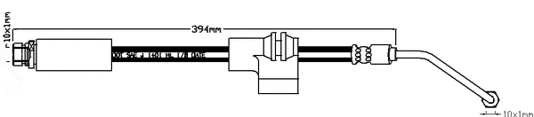 Brake Hose (JBH1142R)