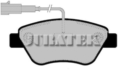 Brake Pad Set, disc brake (JCP1946)