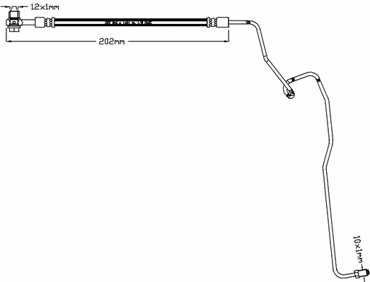 Brake Hose (JBH1186L)