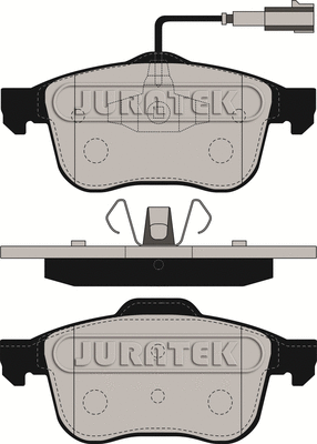 Brake Pad Set, disc brake (JCP8299)