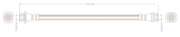 Brake Hose (JBH1486)