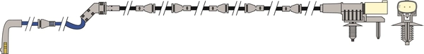 Warning Contact, brake pad wear