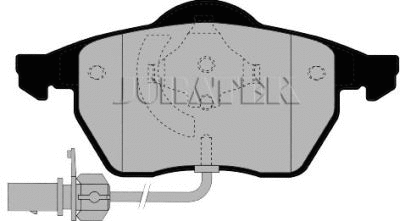Brake Pad Set, disc brake (JCP1323)