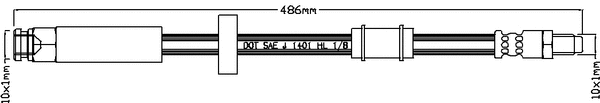 Brake Hose (JBH1027)