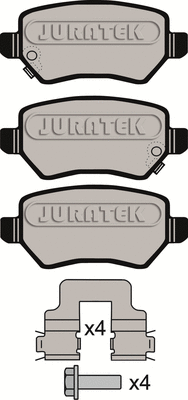 Brake Pad Set, disc brake (JCP8082)