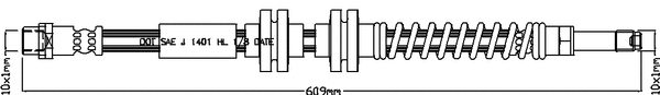 Brake Hose (JBH1238)