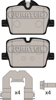 Brake Pad Set, disc brake (JCP8576)