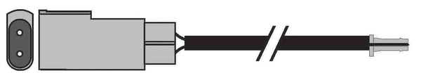 Warning Contact, brake pad wear (JCW149)