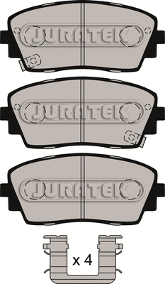 Brake Pad Set, disc brake (JCP8088)