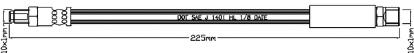 Brake Hose (JBH1019)
