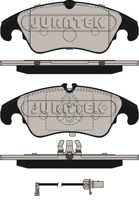 Brake Pad Set, disc brake (JCP245)
