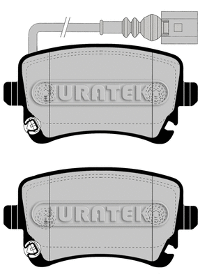 Brake Pad Set, disc brake (JCP1644)