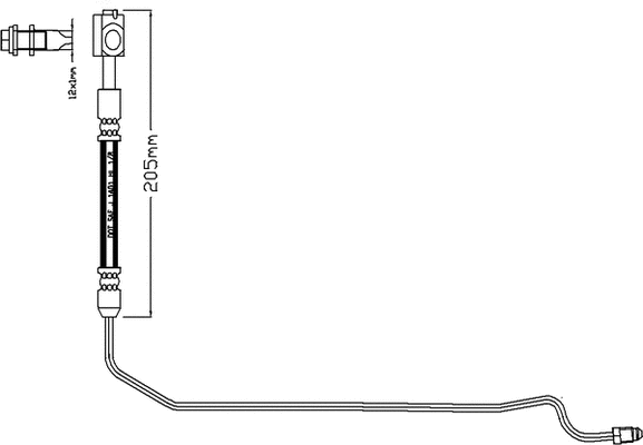 Brake Hose (JBH1185R)