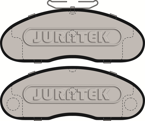 Brake Pad Set, disc brake (JCP791)