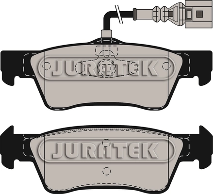 Brake Pad Set, disc brake (JCP4056)