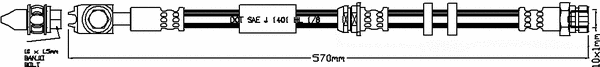 Brake Hose (JBH1250)