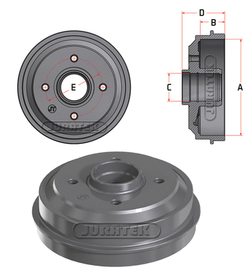 Brake Drum (JDR016)