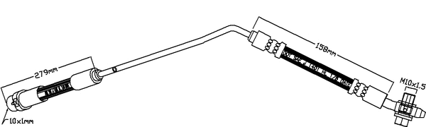 Brake Hose (JBH1022R)