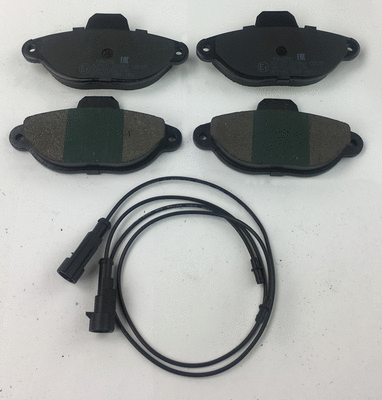 Brake Pad Set, disc brake (JCP925)