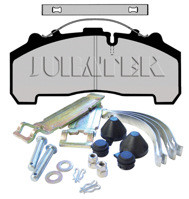 Brake Pad Set, disc brake (JCP1000K1)