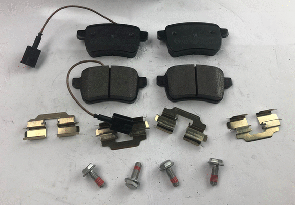 Brake Pad Set, disc brake (JCP4308)