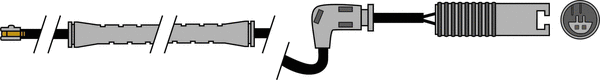 Warning Contact, brake pad wear
