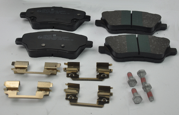 Brake Pad Set, disc brake (JCP4612)