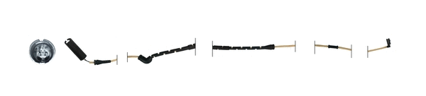 Warning Contact, brake pad wear (JCW225)