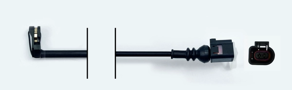 Warning Contact, brake pad wear