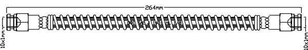 Brake Hose (JBH1071R)