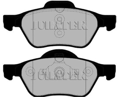 Brake Pad Set, disc brake (JCP1440)