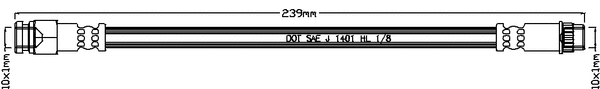 Brake Hose (JBH1094)
