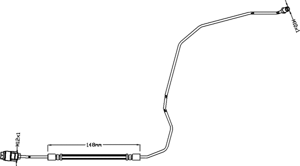 Brake Hose (JBH1160R)