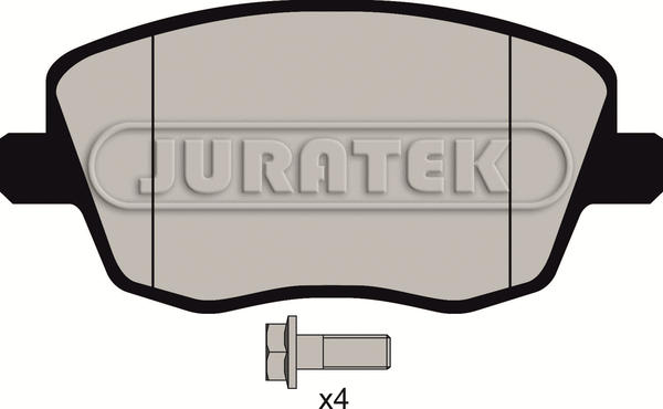 Brake Pad Set, disc brake (JCP1419)
