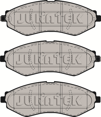 Brake Pad Set, disc brake (JCP1116)